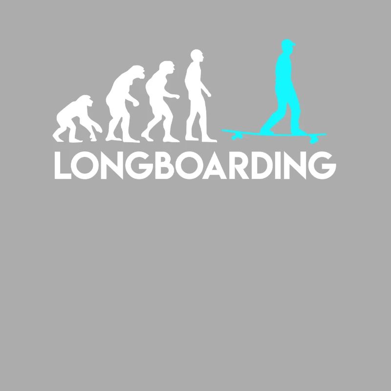 Affe Mensch Longboarder Evolution Entwicklung