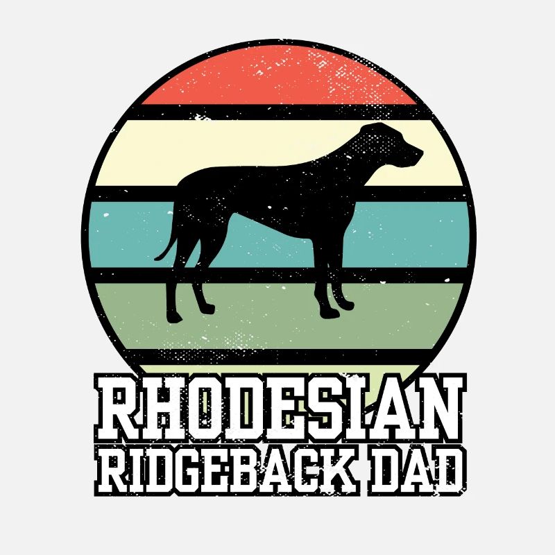 Rhodesian Ridgeback Dad I Retro Ridgeback Dad