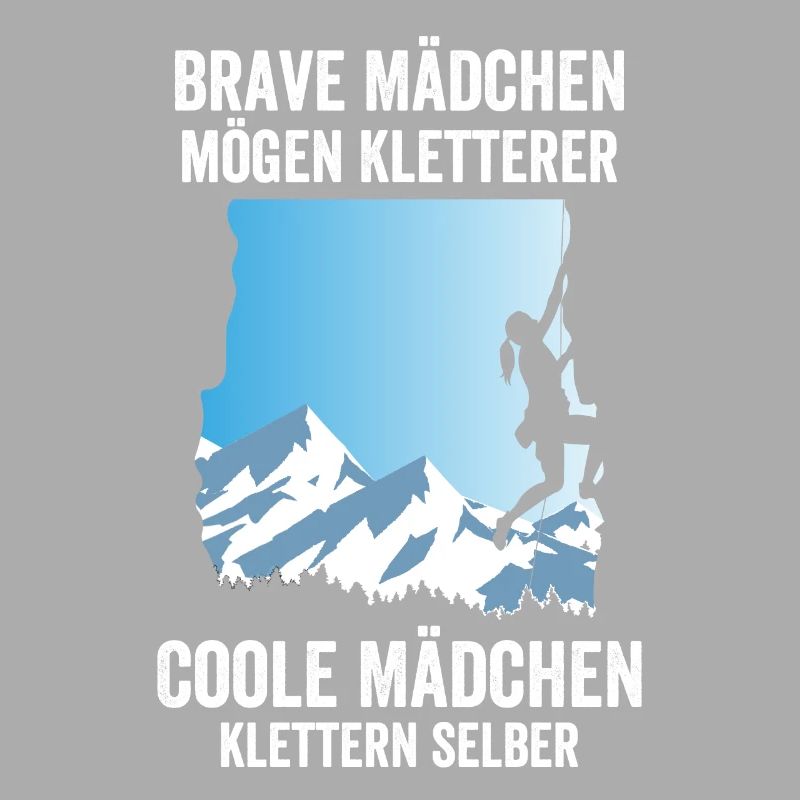 Brave Mädchen, Kletterer Coole Mädchen klettern Mä