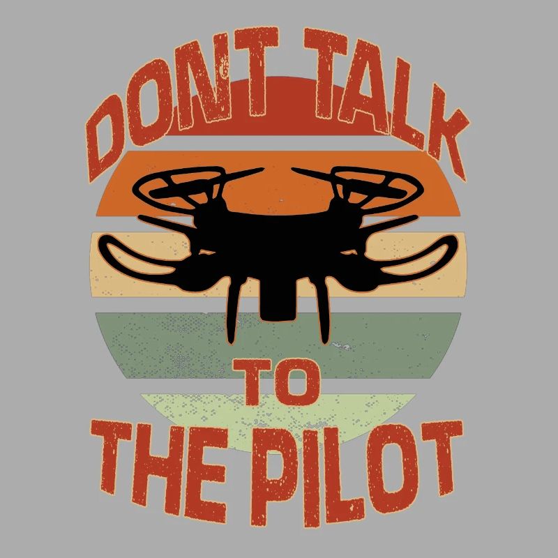 Retro Drone Pilot Hobby Drones Flying Drones