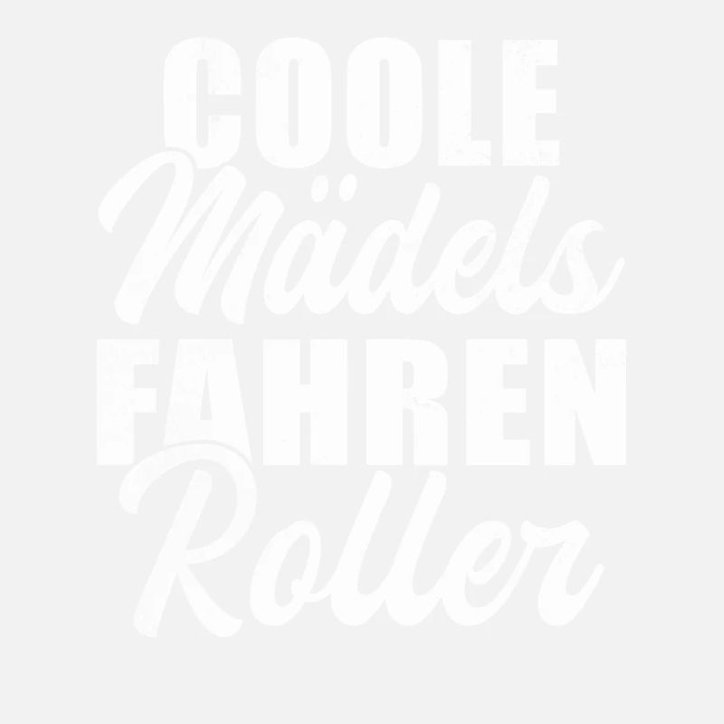 Coole Mädels Fahren Roller Rollerfahrer