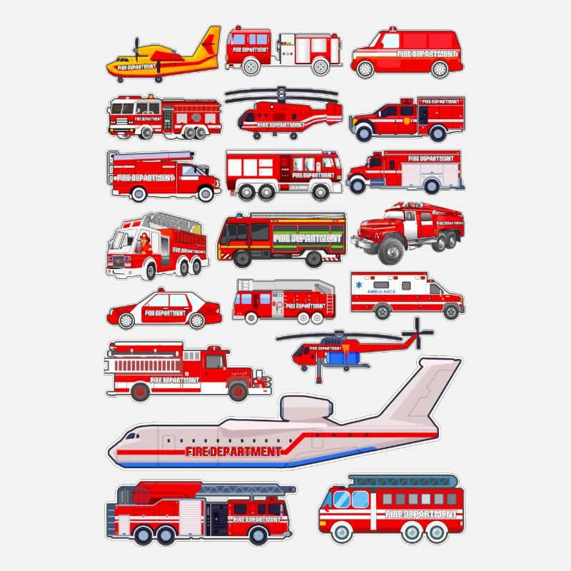 Camions de pompiers Pompiers Véhicules d’intervention