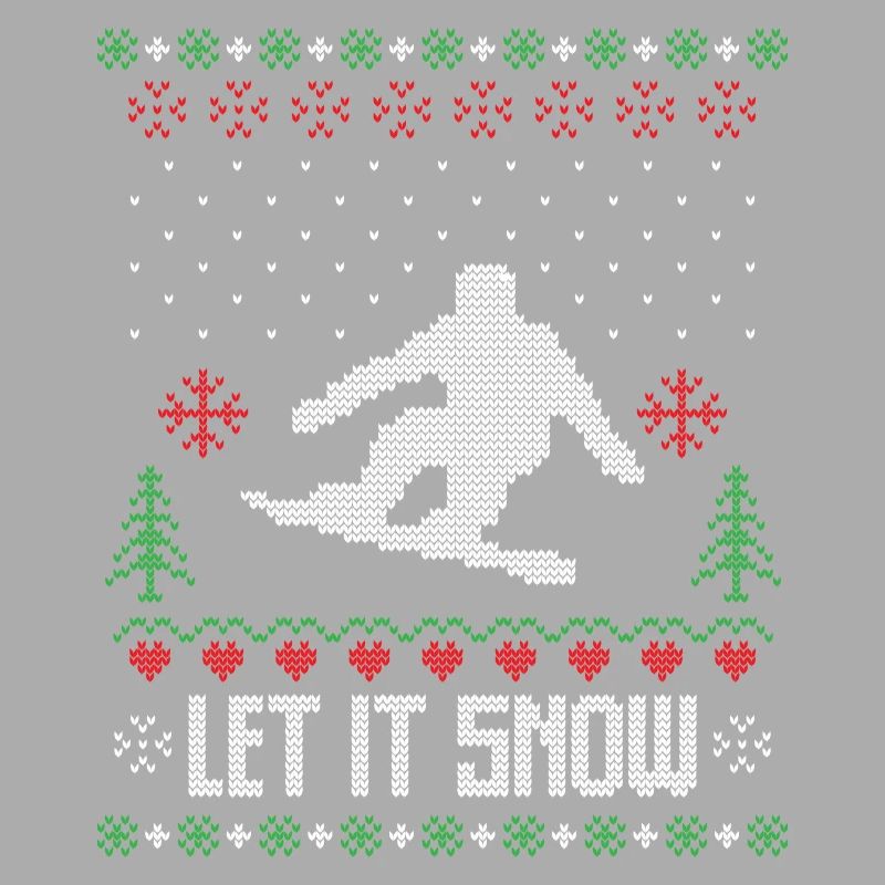 Lass es Schnee hässlichen Weihnachtspullover