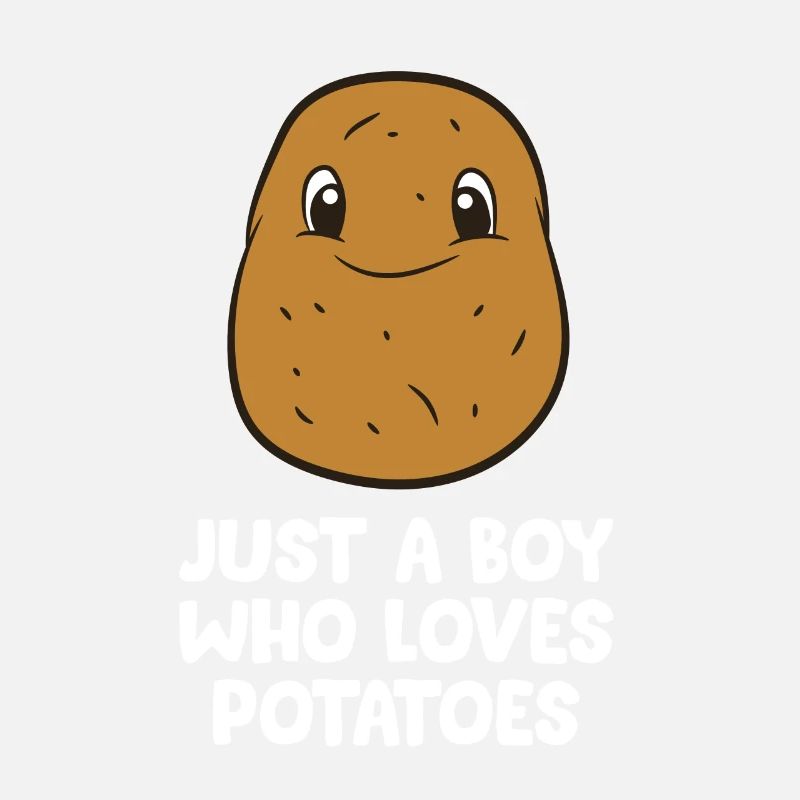 Juste un garçon qui aime les pommes de terre