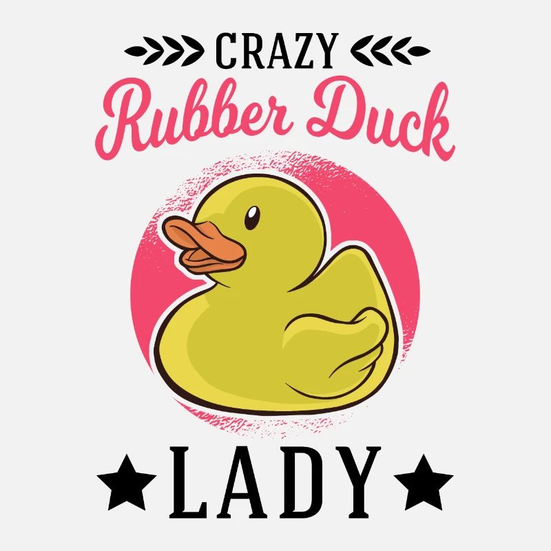 Crazy Rubber Duck Lady Gummiente