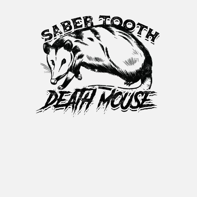Souris de mort à dents de sabre - Weird Opossum Eats Trash