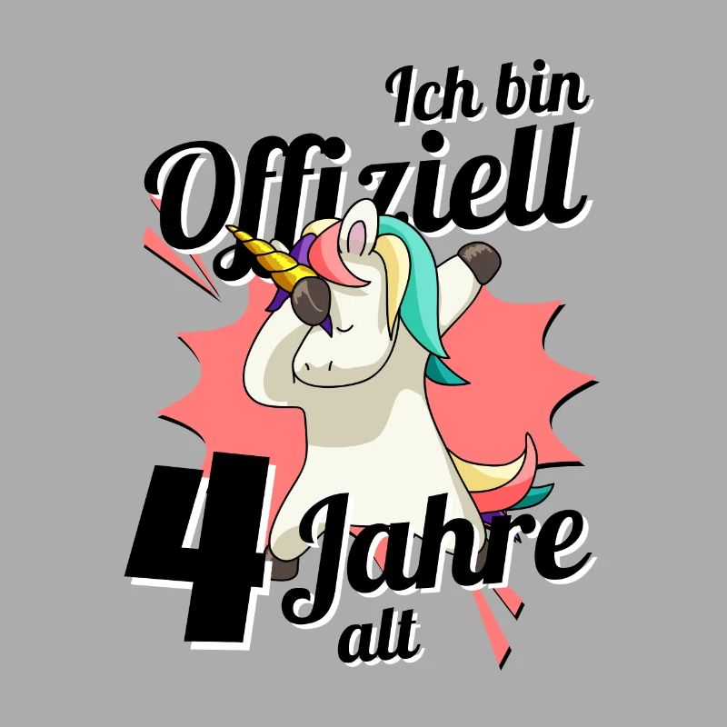 4. Geburtstag Dabbendes Einhorn Kindergeburtstag