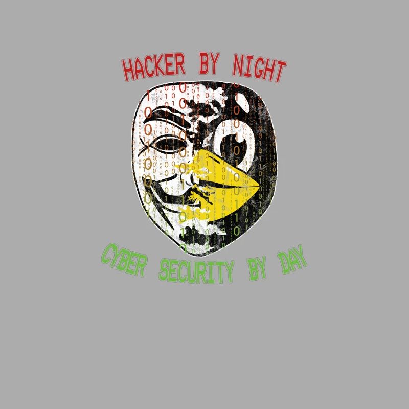 Coole Cyber Security Engineer Hacker Maske