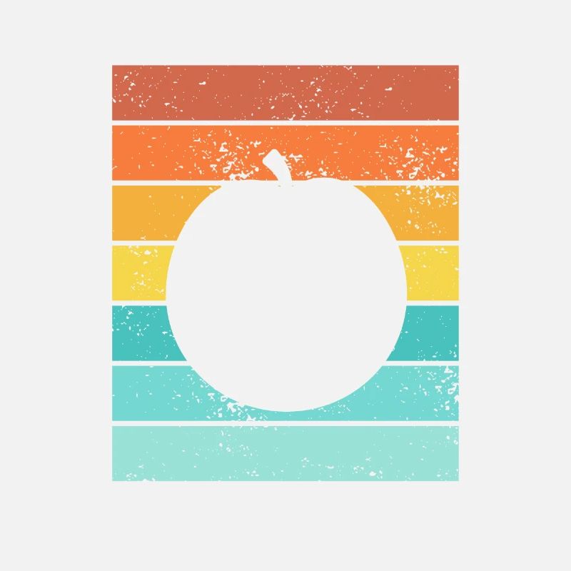 Apricot Fruit Lover Retro Veggie Diet Gift idea