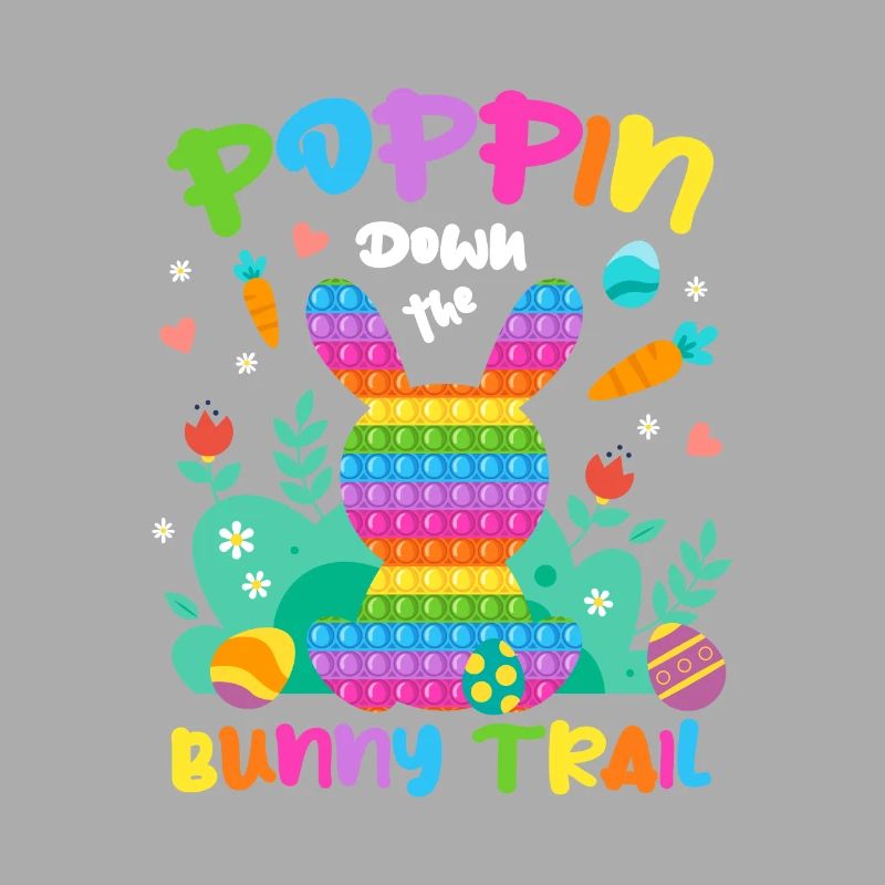 Poppin Down The Rabbit Trail Rabbit Pop It Egg