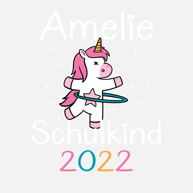Einschulung 2022 Amelie Einhorn Erstklässler 2022