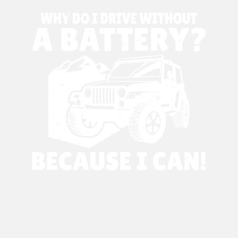 Why do I drive without a battery Anti e-Car
