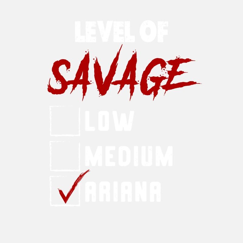 Niveau de Savage: ARIANA Checkmark Novelty Custom N
