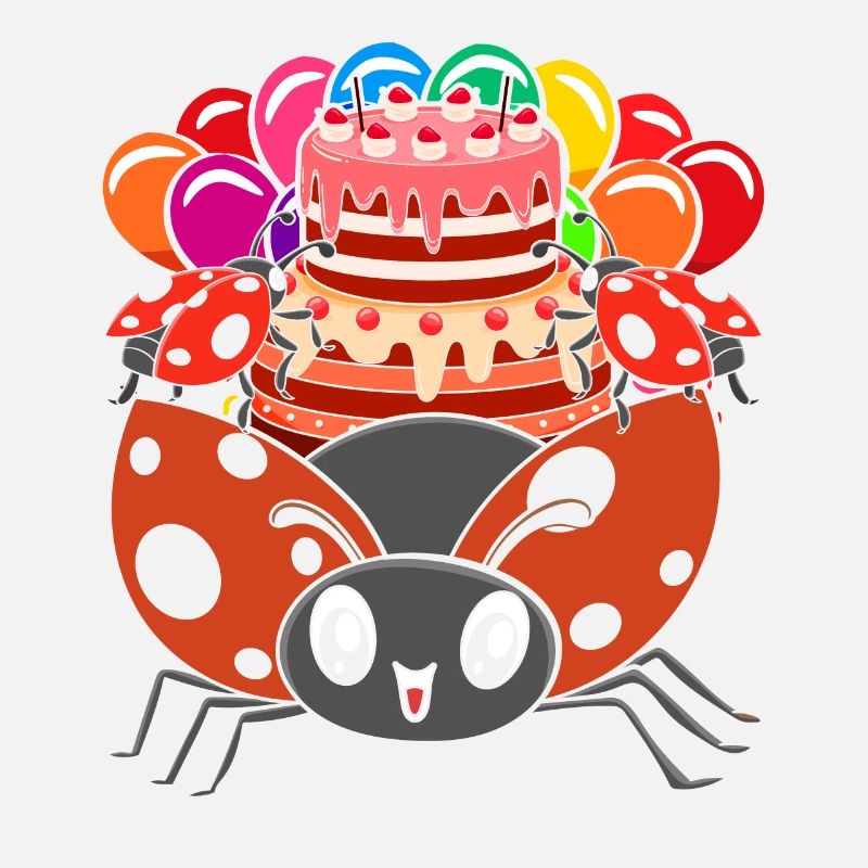 Insecte Anniversaire Idée Cadeau Coccinelle