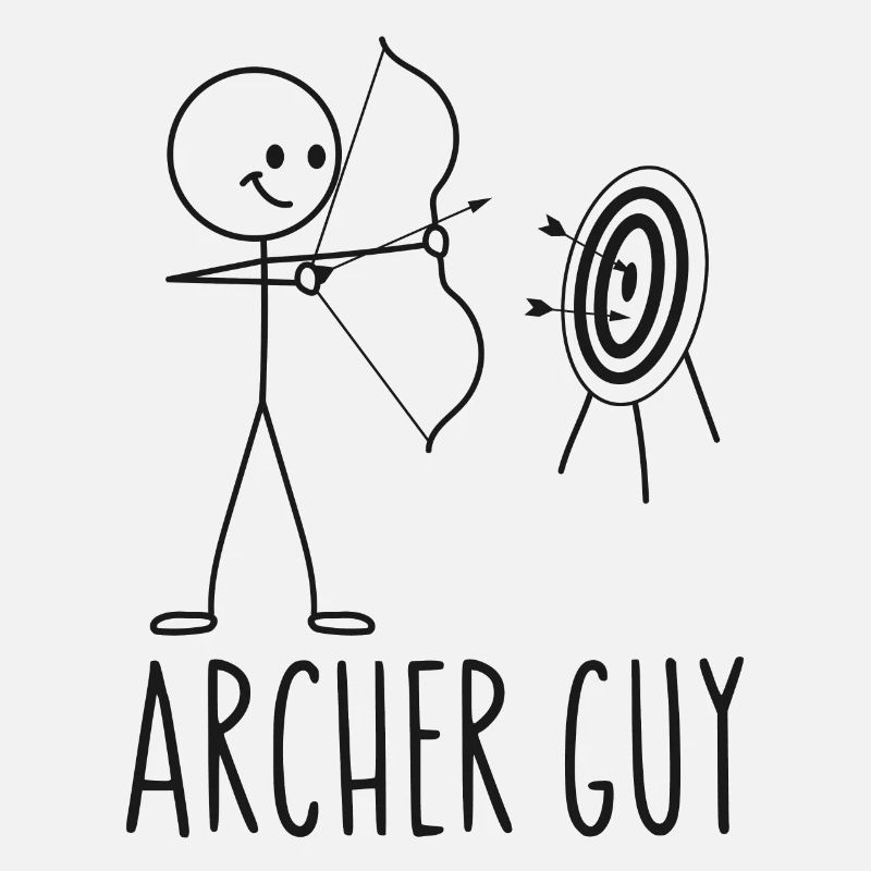 Arc de tir à l’arc Archer vintage
