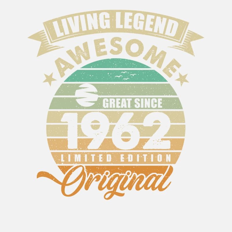 1962 Anniversaire Retro Orginal