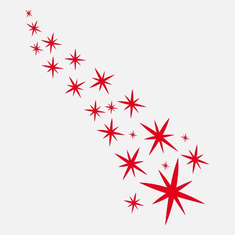 Ciel étoilé rouge