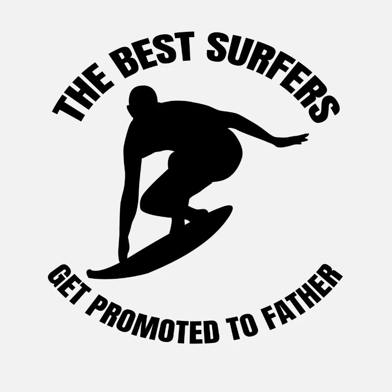 Surfer Père Planche de surf Papa Moniteur de surf Surf