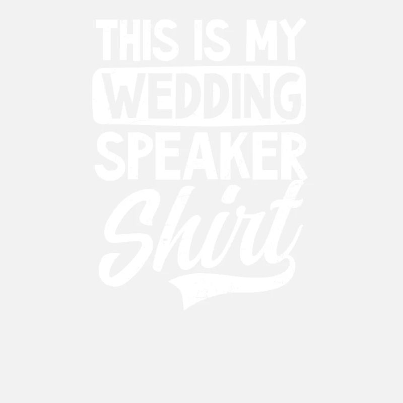 Tenue de haut-parleur de mariage