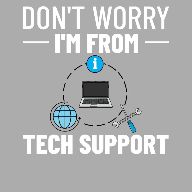 Tech Support IT Technischer Hilfe Helpdesk