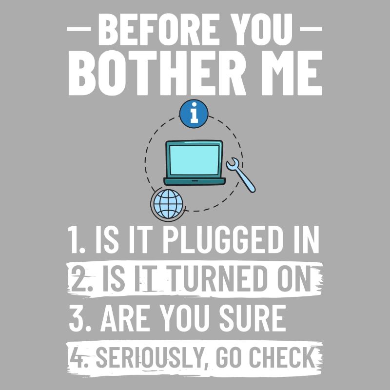 Tech Support IT Technischer Hilfe Helpdesk