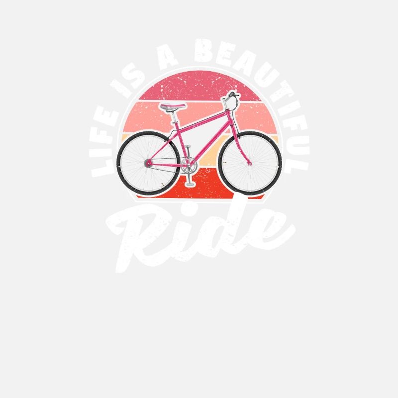 Das Leben ist eine schöne Fahrt lustig Radfahren
