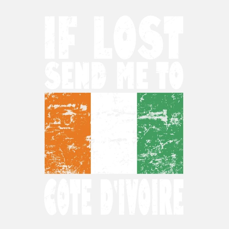Cote Dívoire Drapeau Disant