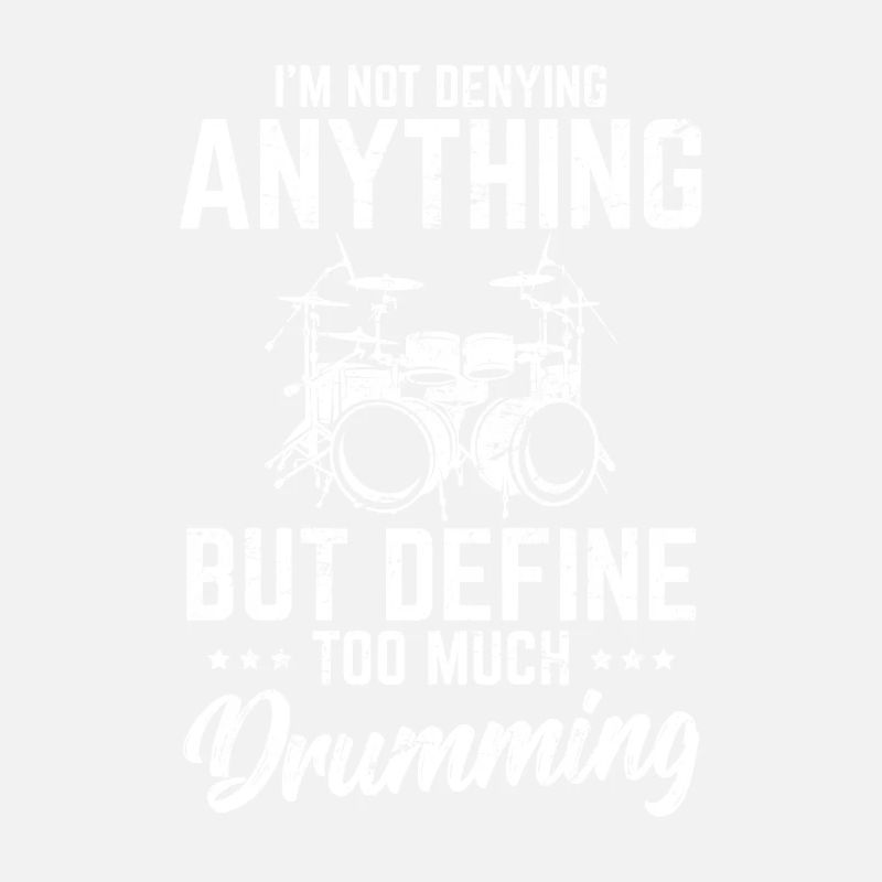 Je ne nie rien de drôle de percussions de batteur