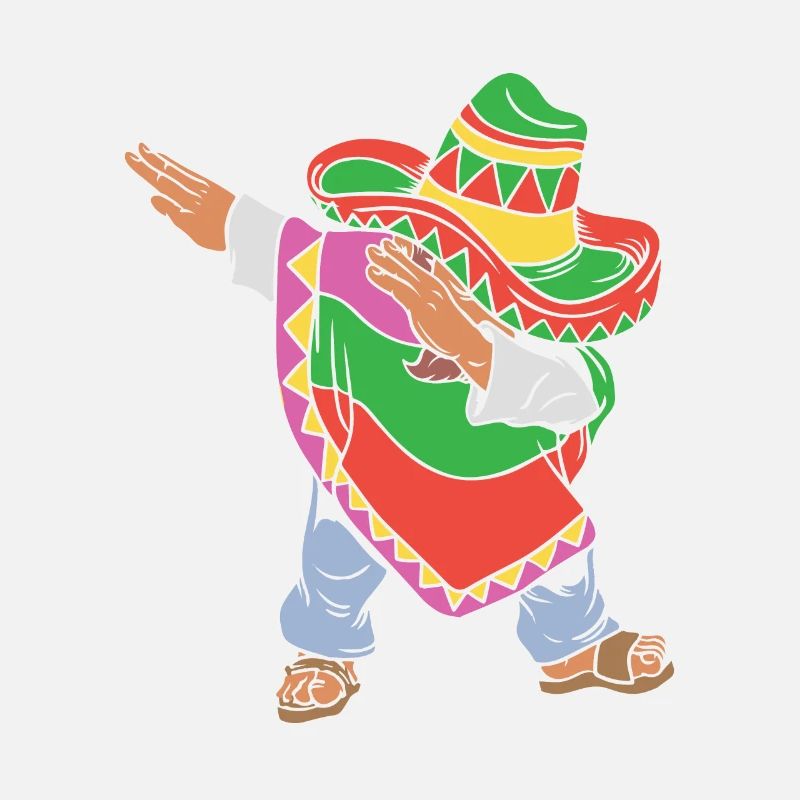 Dabbing mexicain Cinco De Mayo