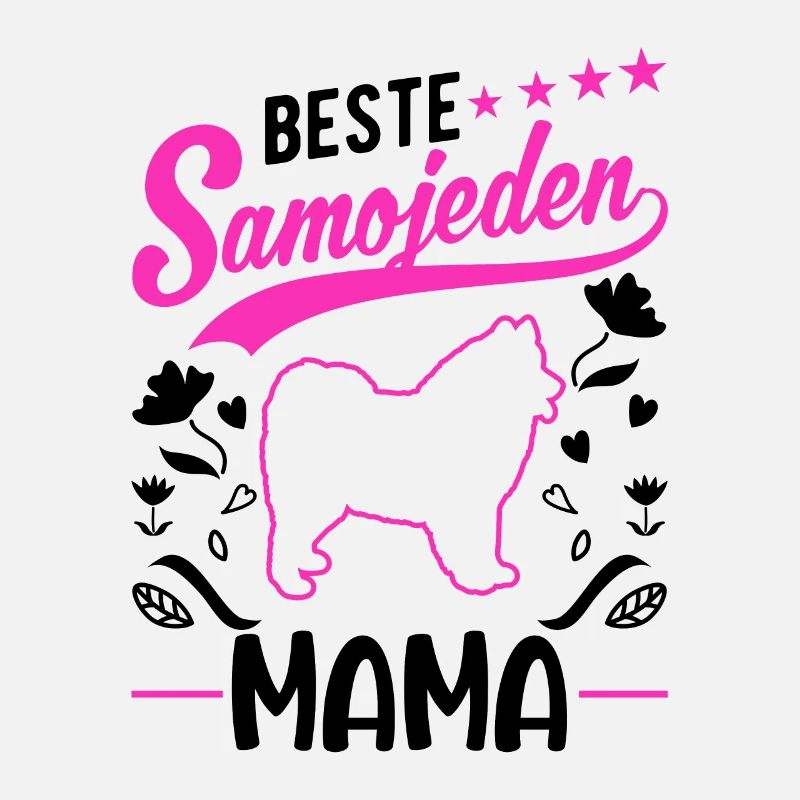 Meilleur Samoyed Mama Sled Dog Samoyeds