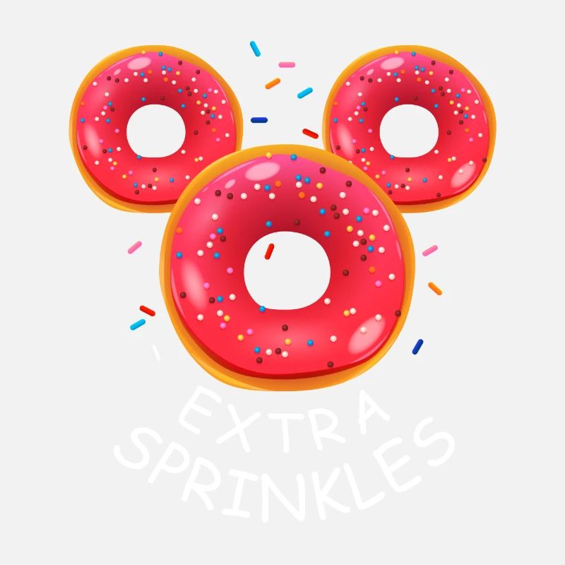 Extra Sprinkles Donut – Sweet Eater Funny Doughnut