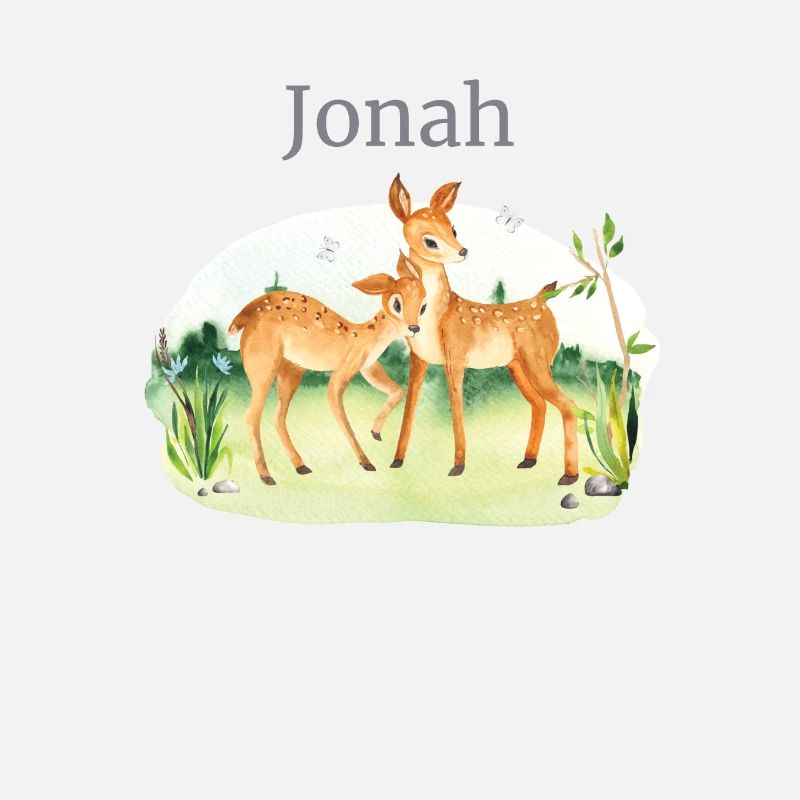 Waldtier Reh Blumen Name Jonah