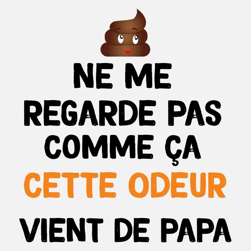 Bébé Body Citation Marrante Papa Odeur