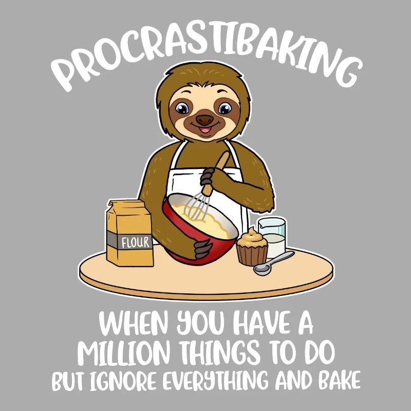 Procrastibaking Procrastination Cadeau