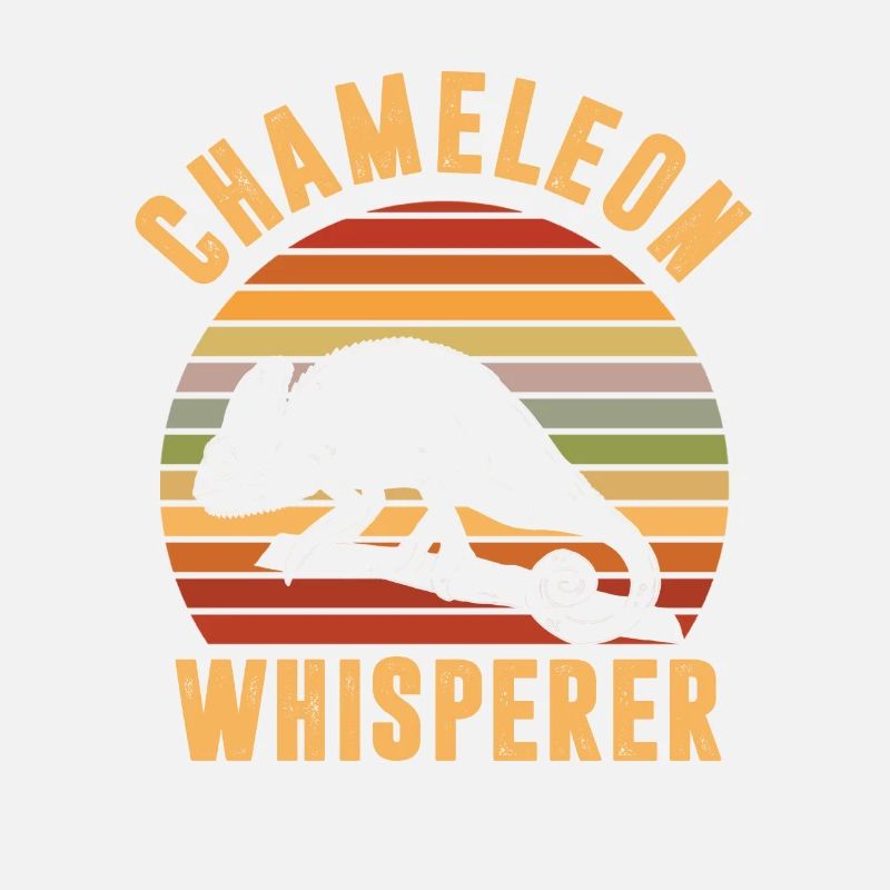 Echsenreptile Tier Vintage Chamäleon Flüsterer
