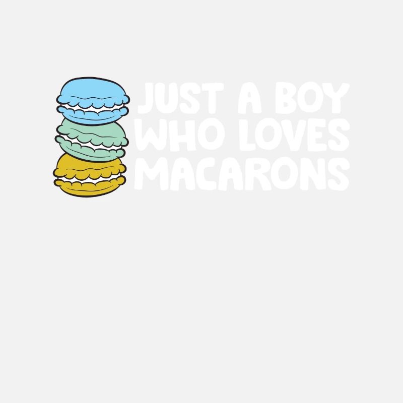 Nur ein Junge, der Macarons liebt
