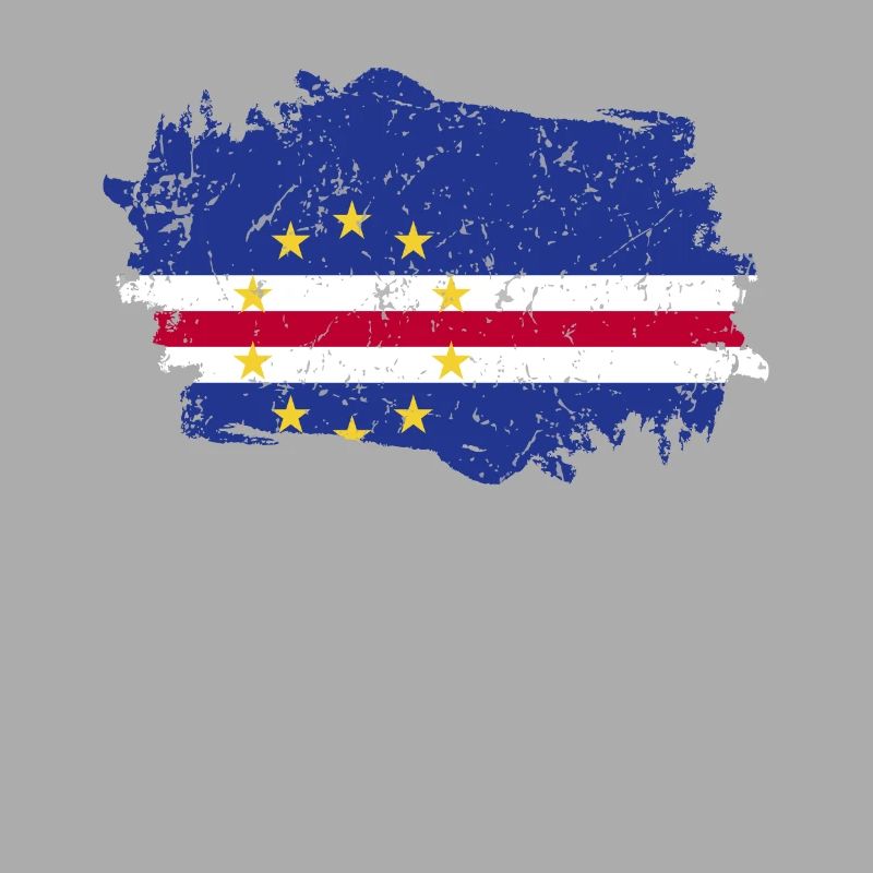 Drapeau du Cap-Vert Grunge Drapeau du Cap-Vert