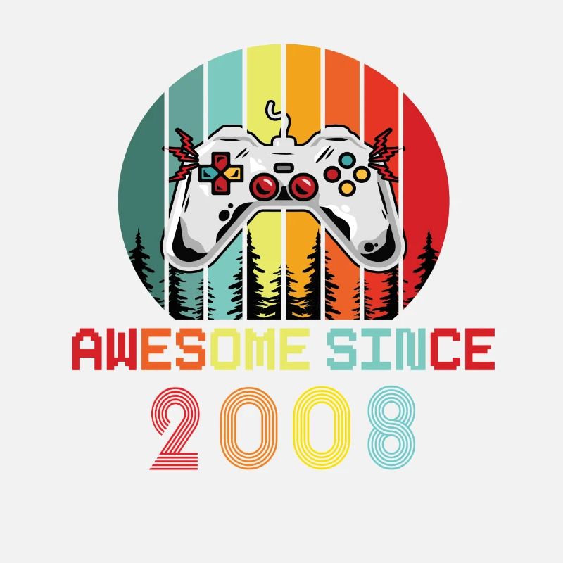 Awesome Since 2008 Geburtstag 2008 Vintage 2008