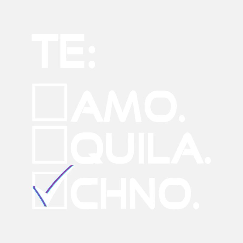 TE: AMO QUILA CHNO Funny Techno Designs T-Shirt