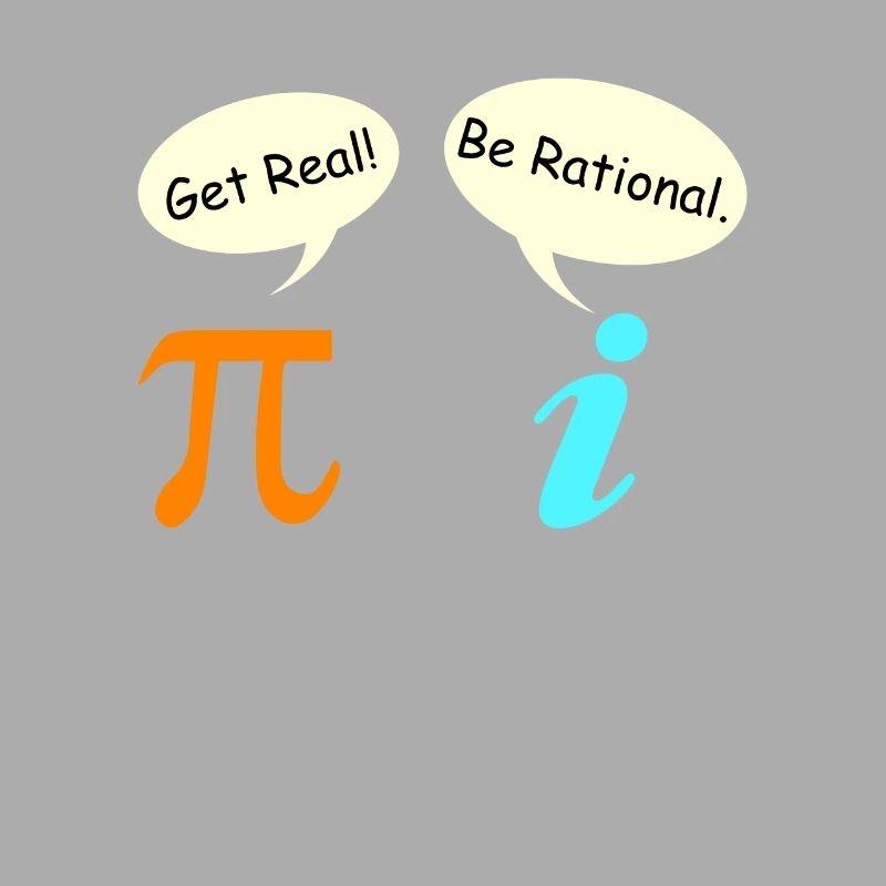 Math Saying Complex Number Pie get real