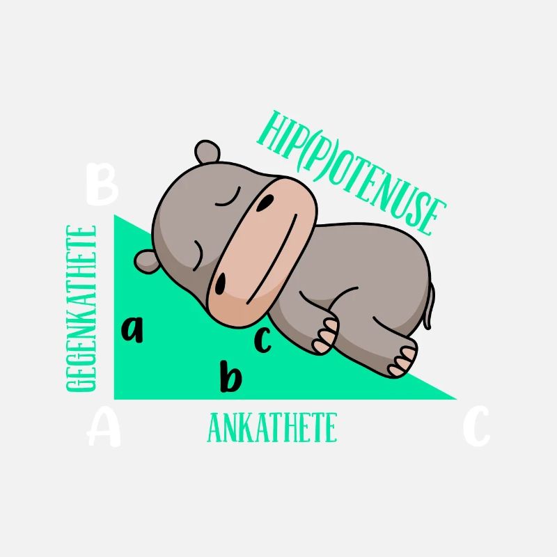 Lutiges Math Design Hipotenuse