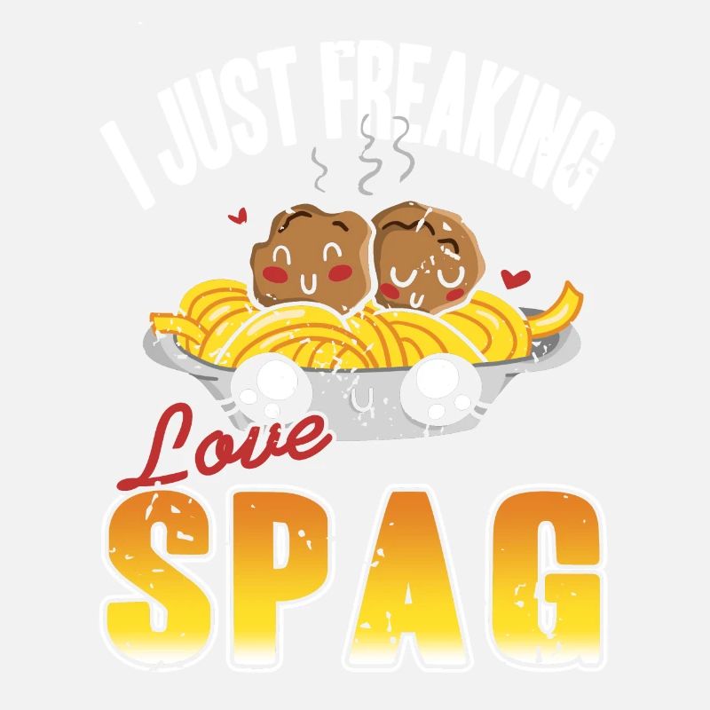 I Just Freaking Love SPAG Cute Retro Spaghetti