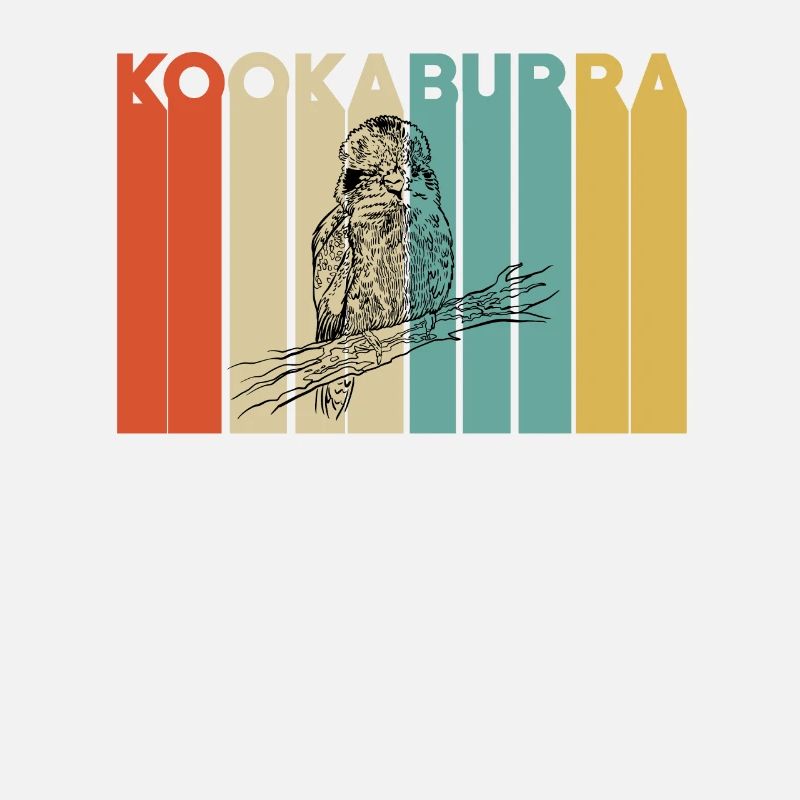 RetrO Kookaburra Vogel