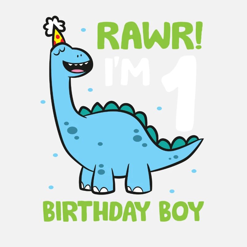 Rawr I'm 1 Geburtstagskind Dinosaurier