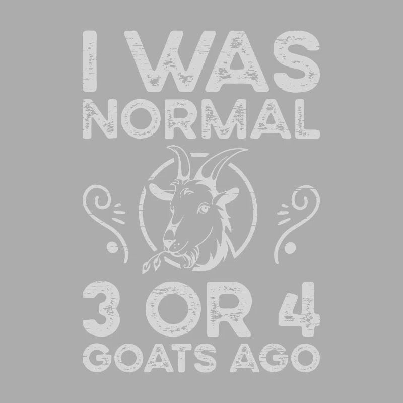 Ich war normal 3 oder 4 Ziegen vor Viehzucht