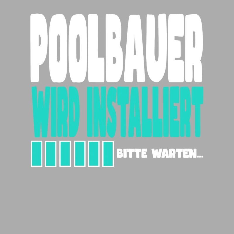 Poolbauer wird installiert
