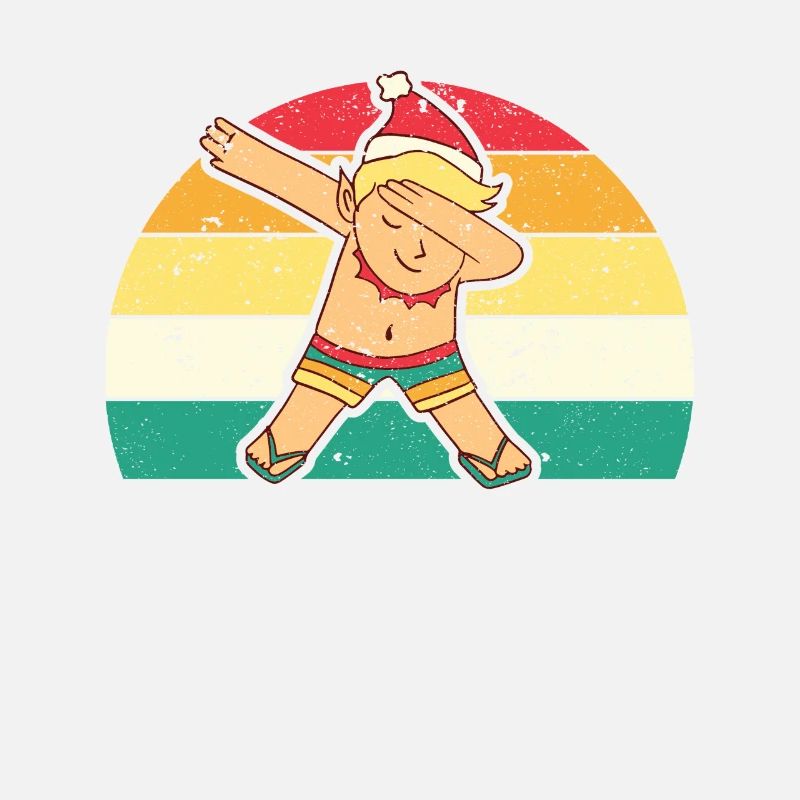 Christmas Dabbing Elf Squad Dab Dance Xmas