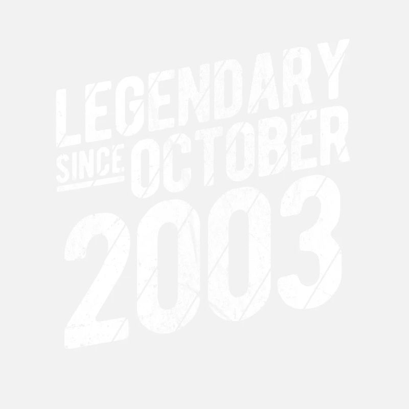 20th Birthday Gift Legendary Since October 2003 20