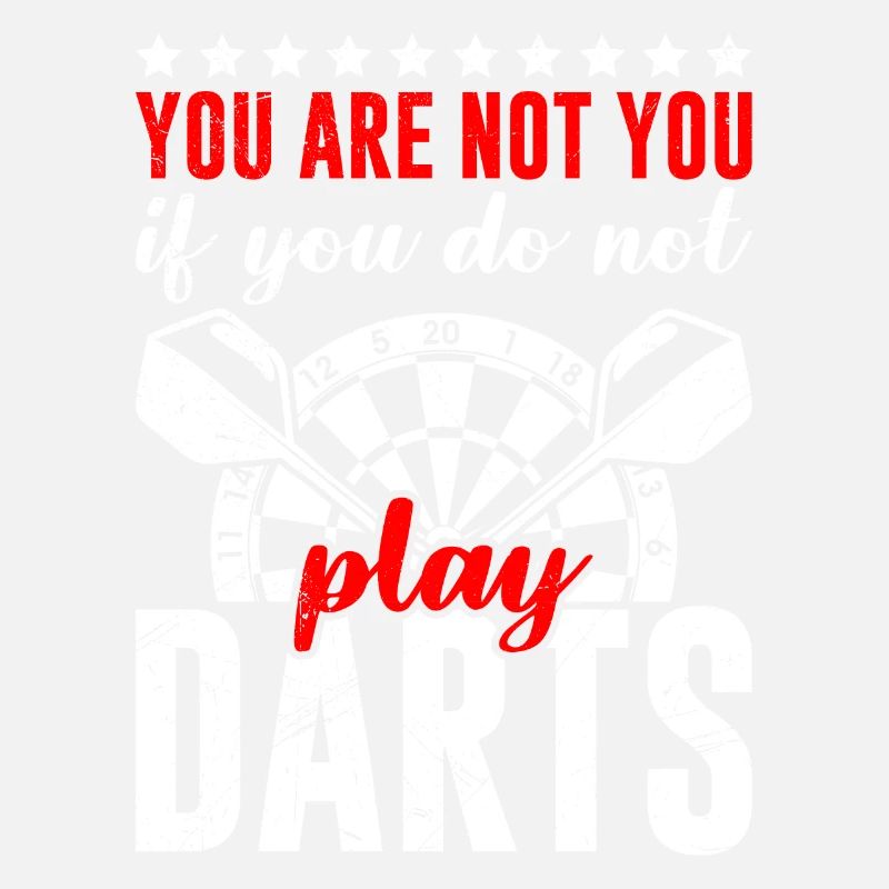 Funny Darts Player Saying Darts