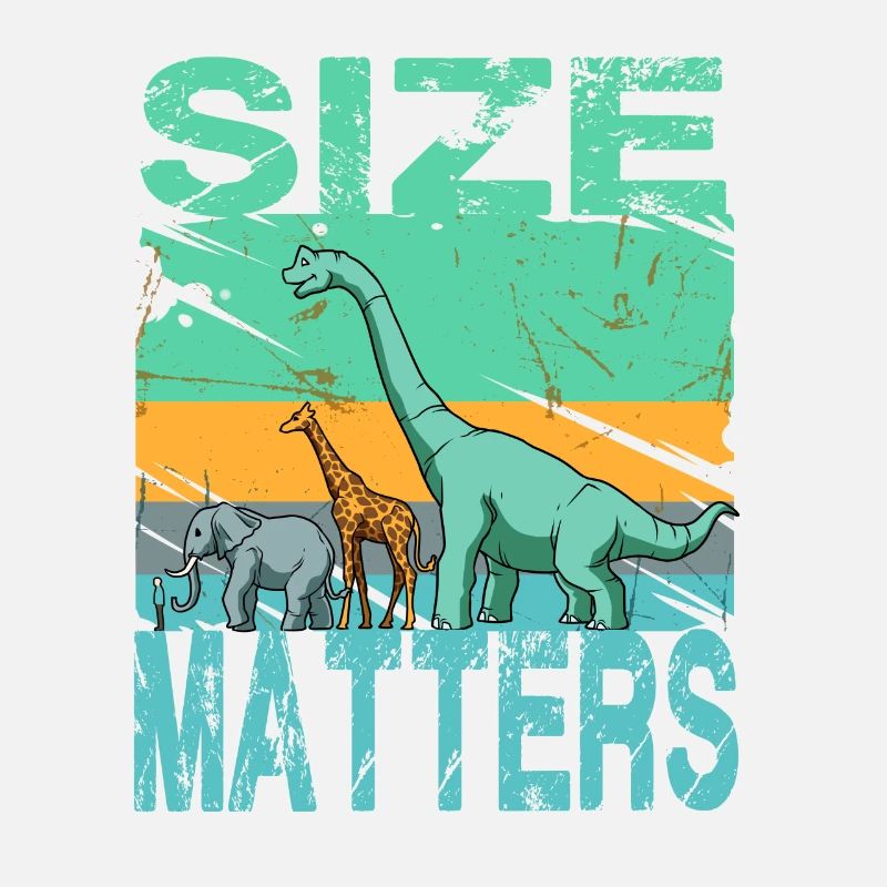 Brachiosaurus Dinosaurier Giraffe Elefant Mensch